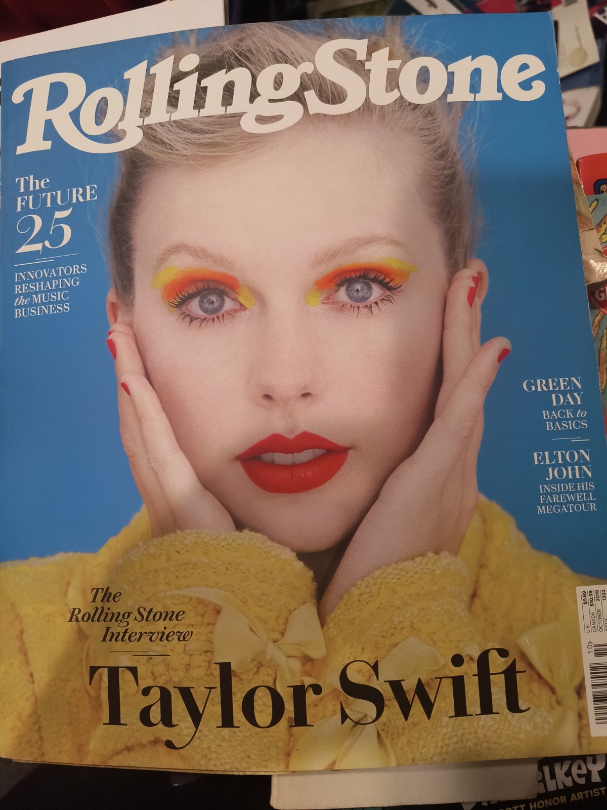 ROLLING STONE MAGAZINE ISSUE 1332 OCTOBER 2019 TAYLOR SWIFT COVER