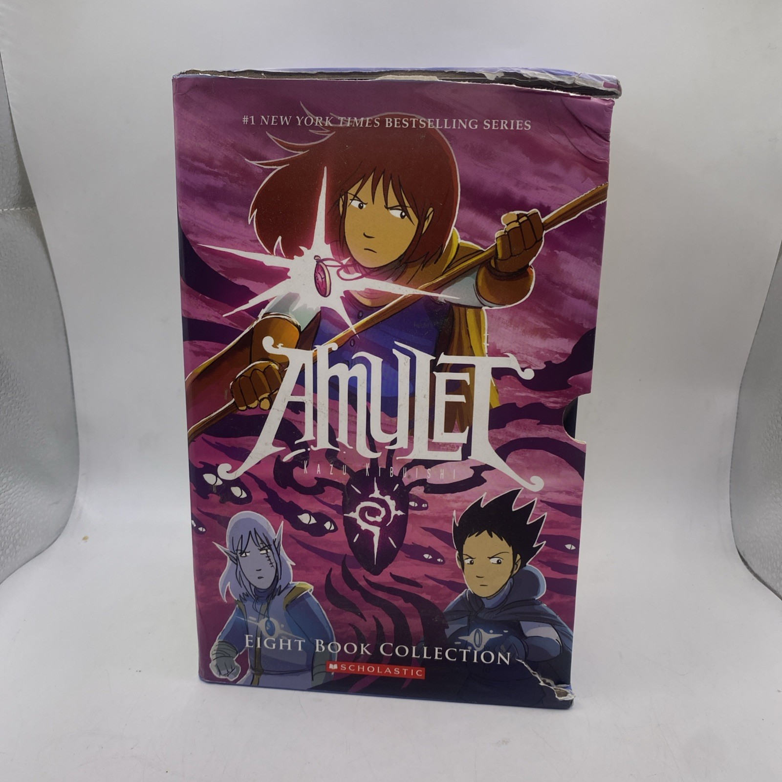 Amulet Box Set Books 1–8 Kazu Kibuishi 2018 TP Graphic Novels Missing #4