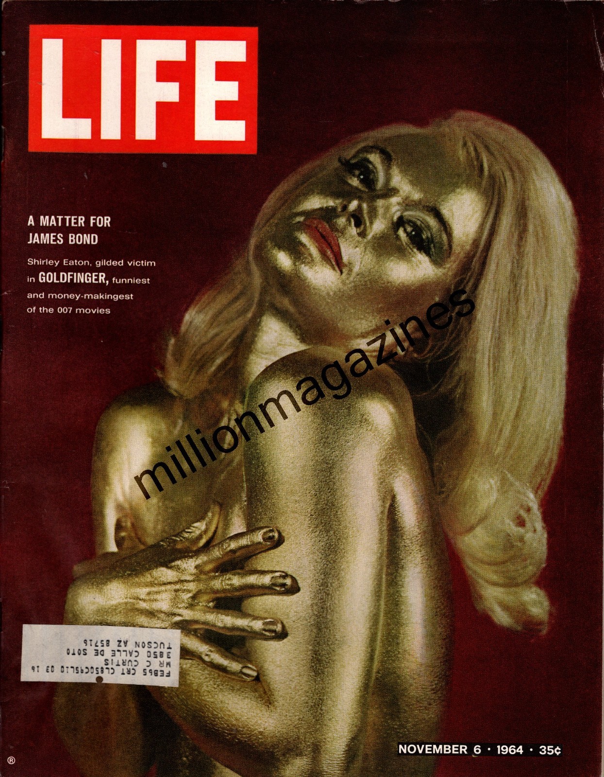 1964 Life November 6 – Goldfinger; Deaf Football team; Barbra Streisand; Sartre