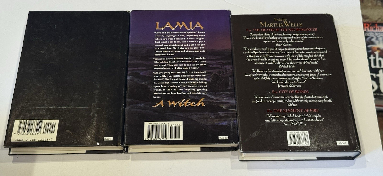 Fantasy & Dark Fiction Hardcover Lot (3) Martha Wells Georgia Taylor Wood