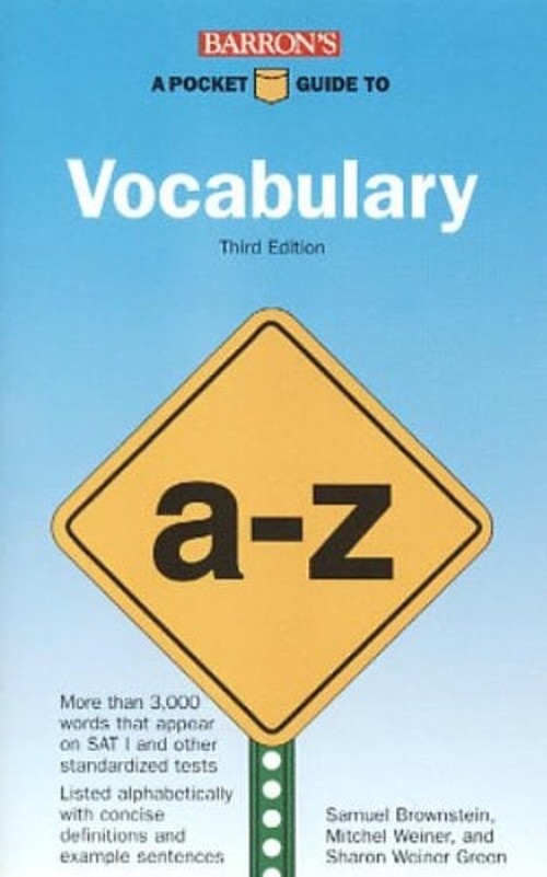 A Pocket Guide to Vocabulary Paperback