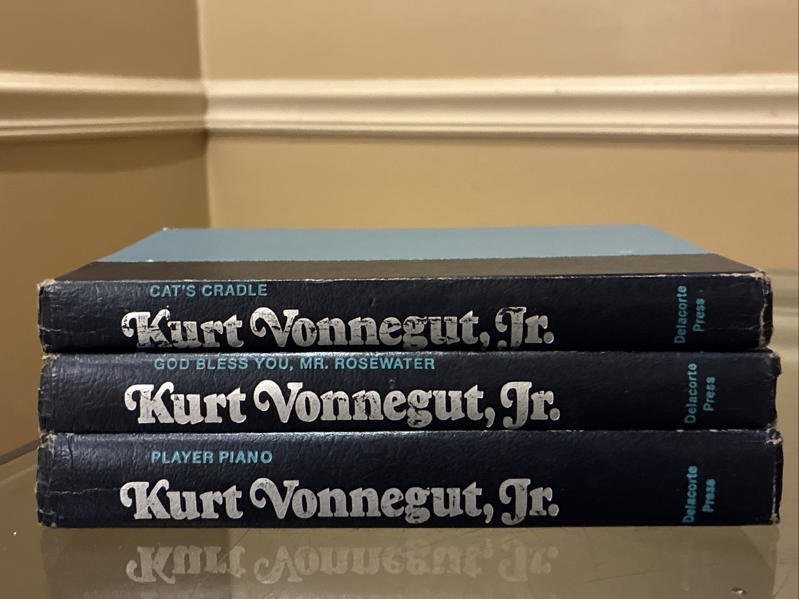Kurt Vonnegut Delacorte Press Cat’s Cradle, Player Piano, God Bless You Mr. Rose