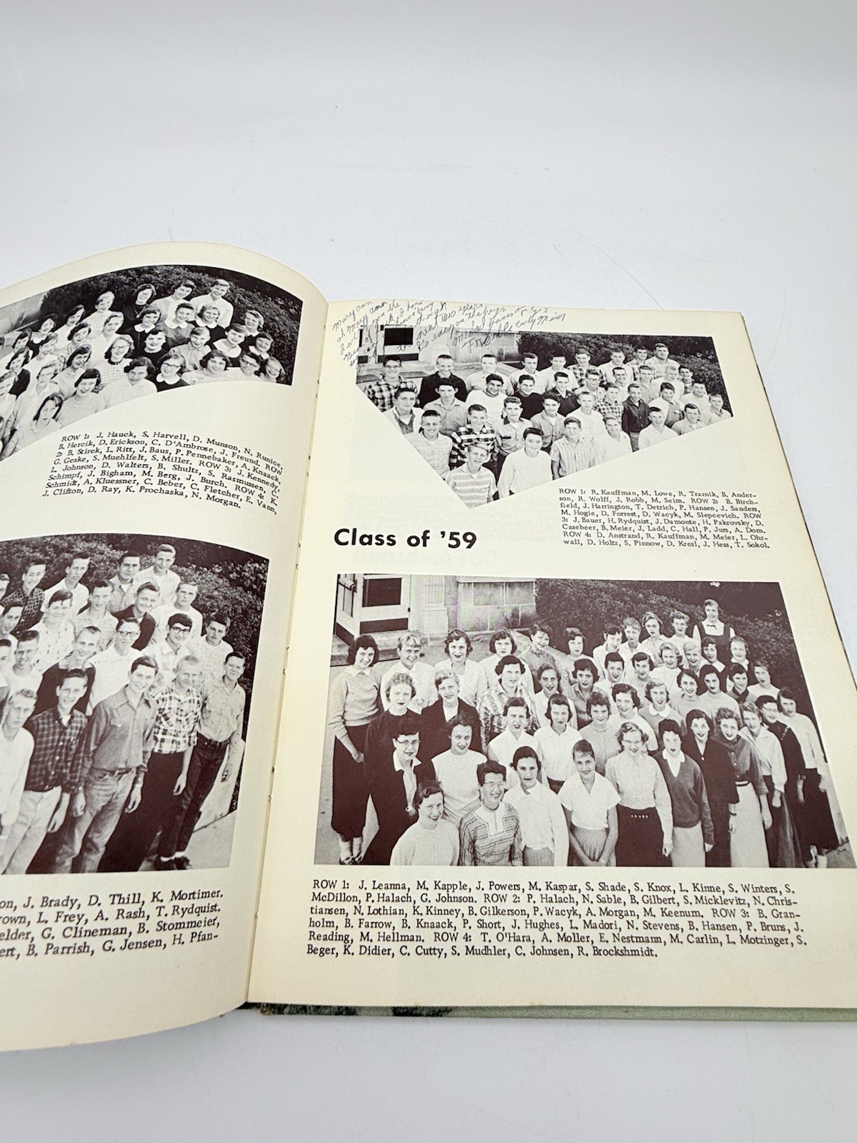 Vtg 1957 Yearbook Tiger Tales Crystal Lake Community High School Illinois