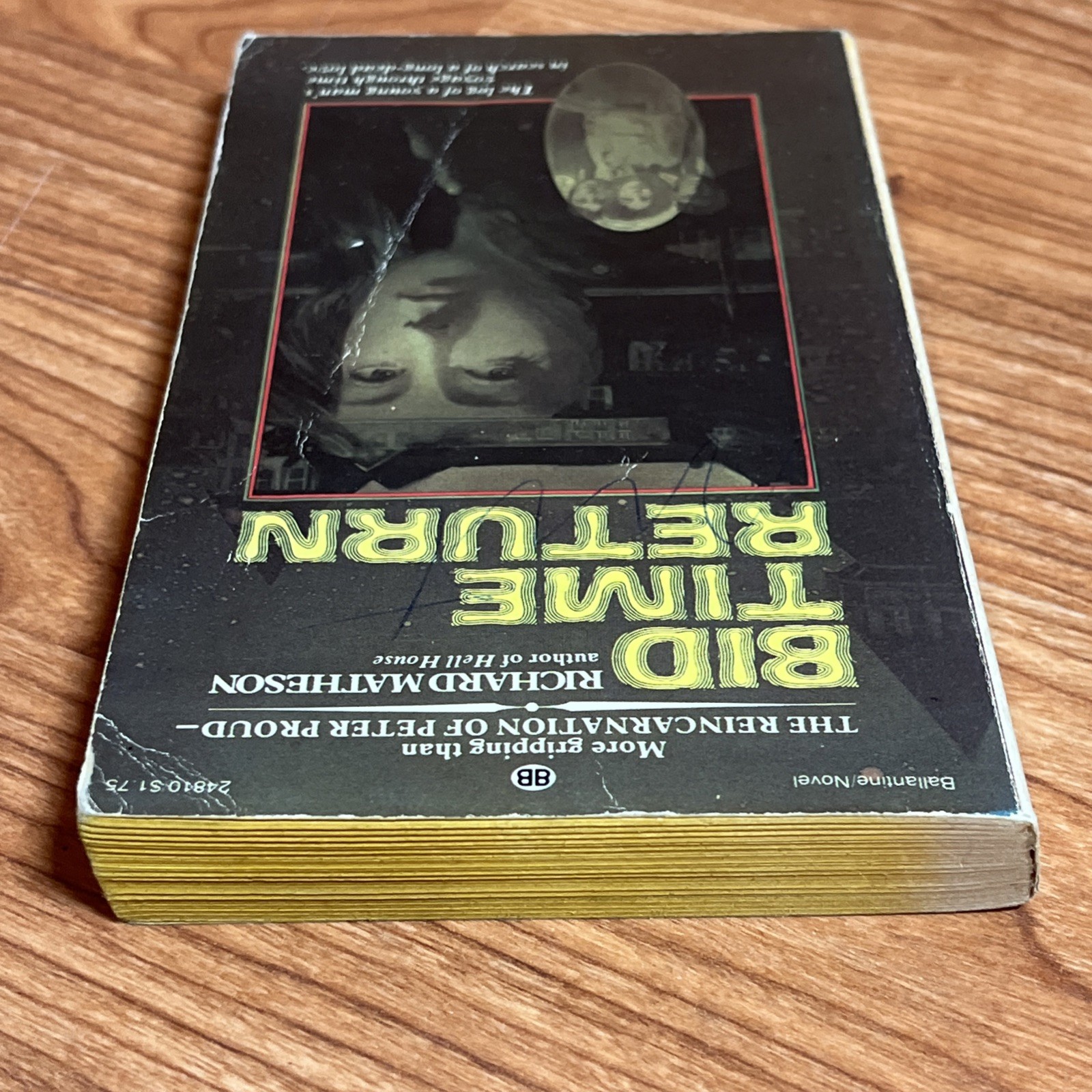 BID TIME RETURN Richard Matheson Ballantine 1st printing – 1976