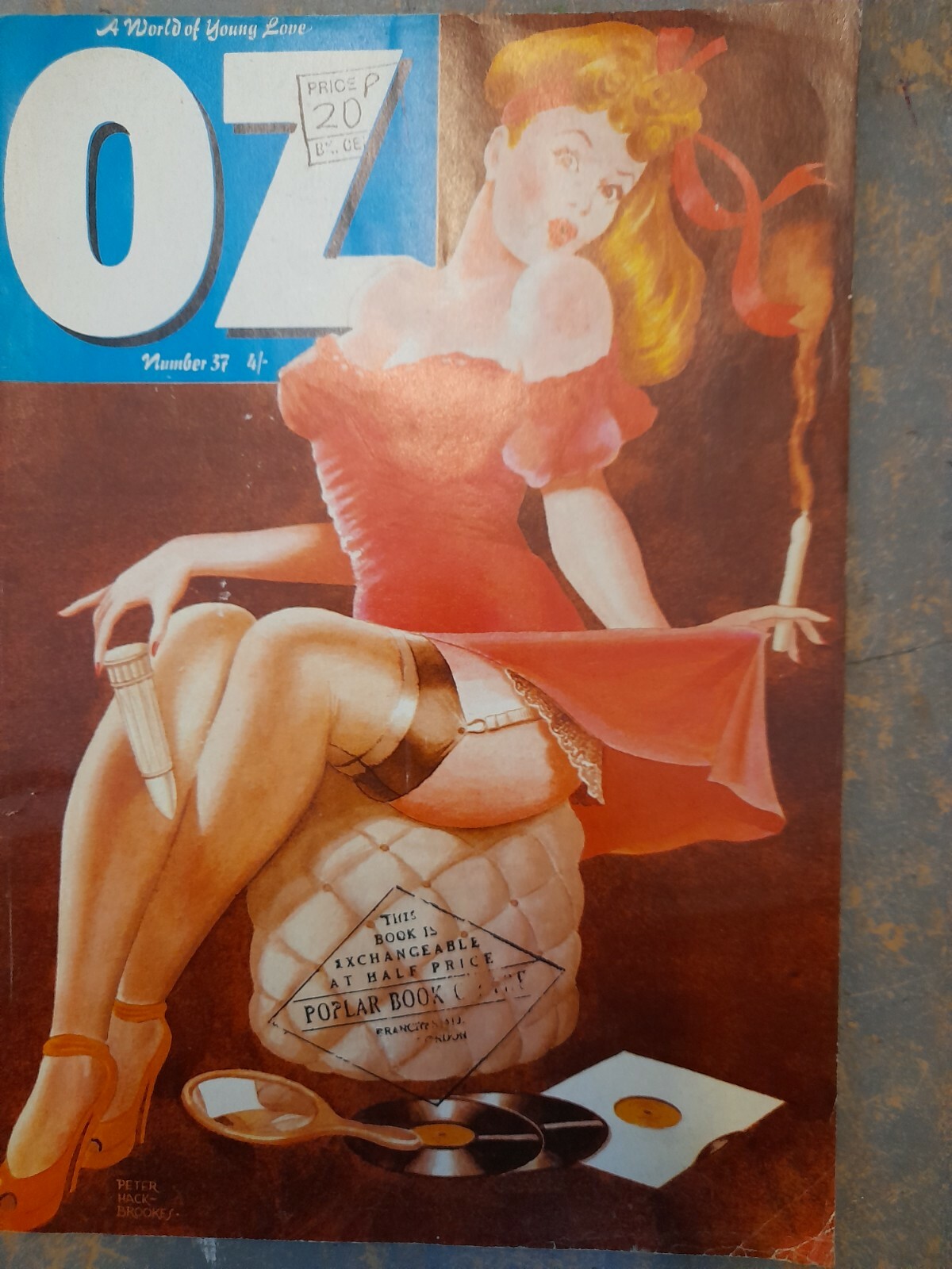Oz magazine No 37 A World Of Young Love/Angry Oz