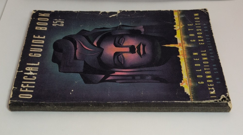 VINTAGE 1939 OFFICIAL GUIDE GOLDEN GATE INTERNATIONAL EXPOSITION BOOK & MAP