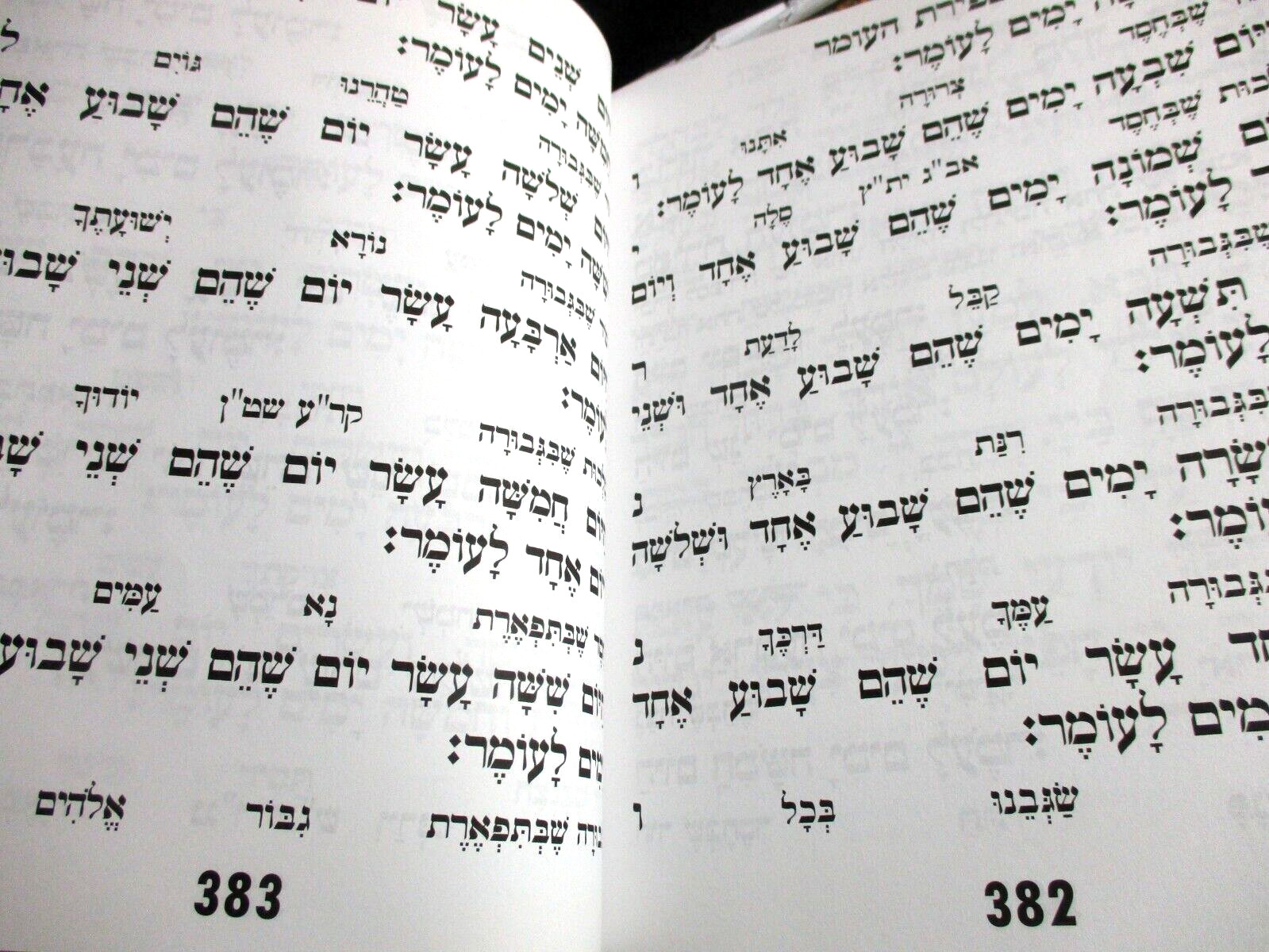 Shabbos Siddur Nusach Haari Zal in Extra Large Print, 428 pages