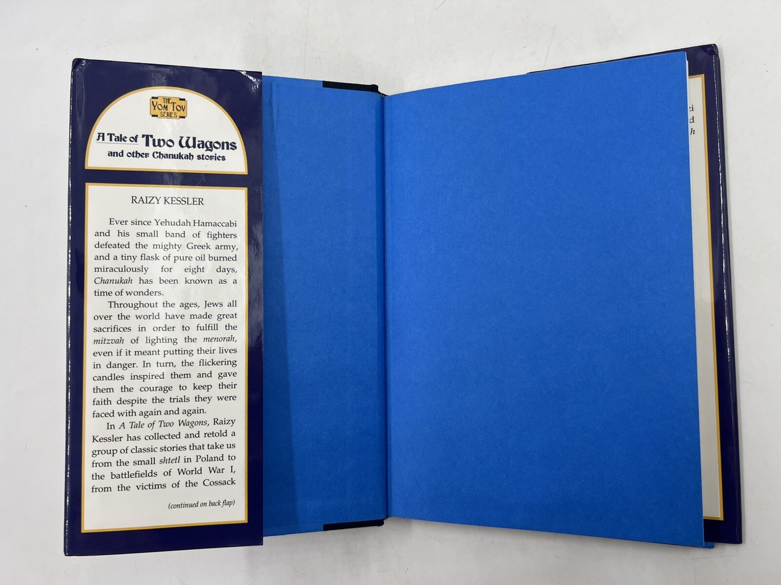 A TALE OF TWO WAGONS & OTHER CHANUKA STORIES (THE YOM TOV By Raizy Kessler