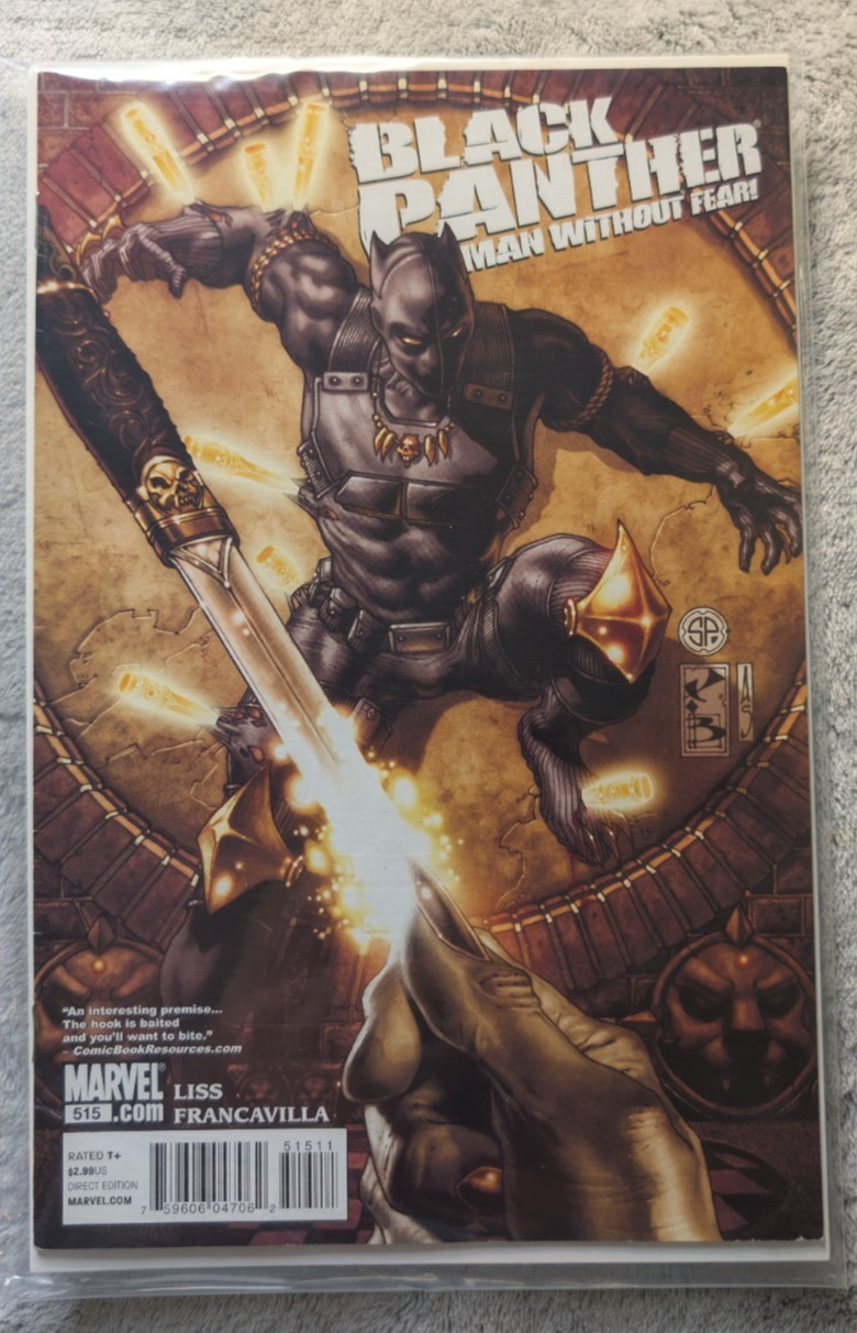 Black Panther Man Without Fear Issue 515 bagged and boarded