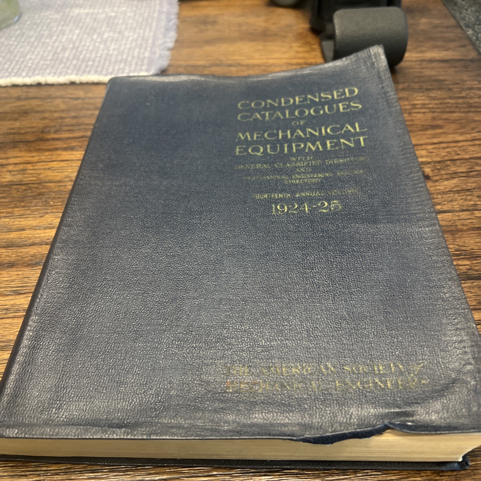 1924-25 Society American Engineers Mechanical Equipment Catalog
