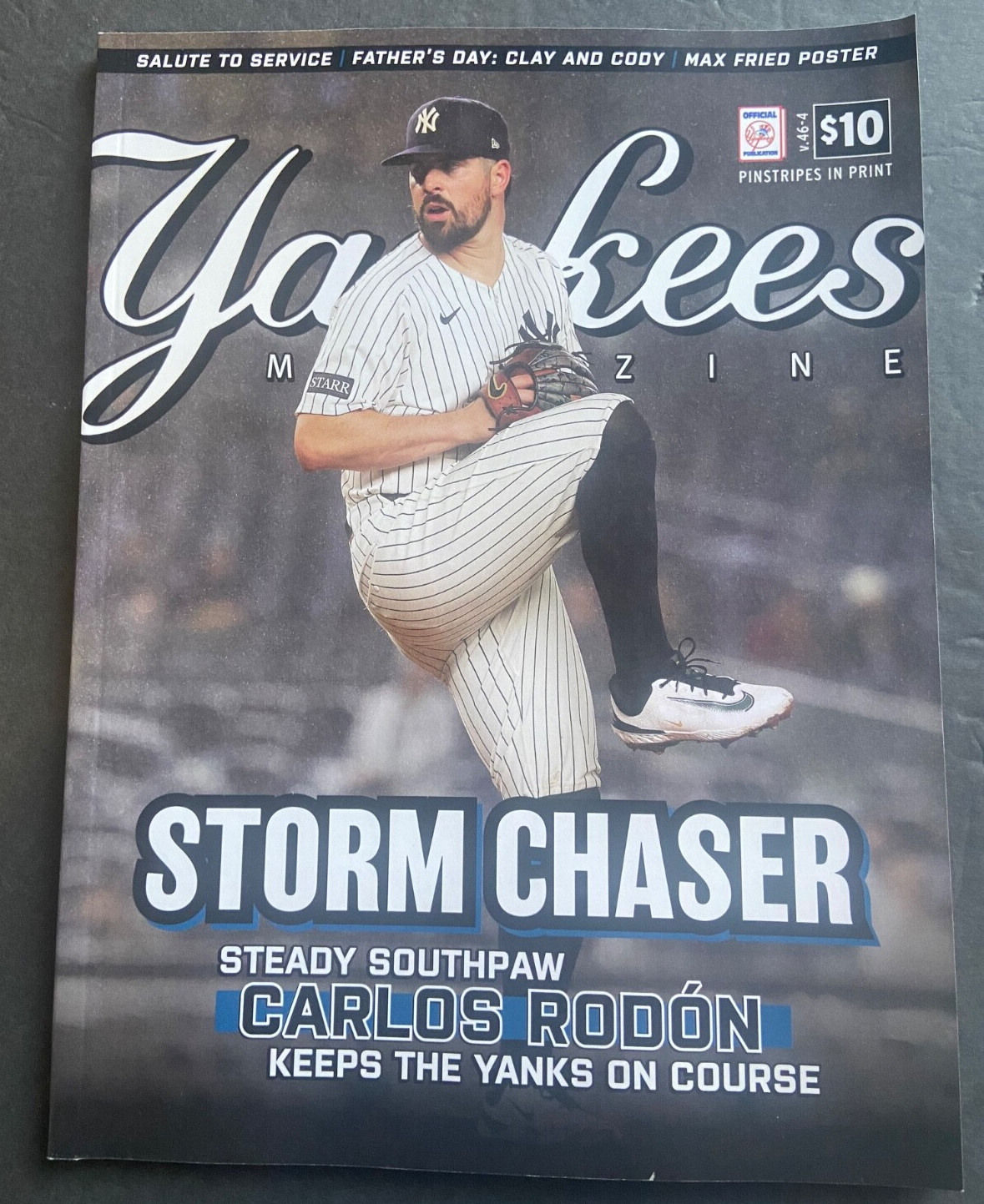 New York Yankees Magazine June 2025 Carlos Rodon Cody Bellinger Max Fried