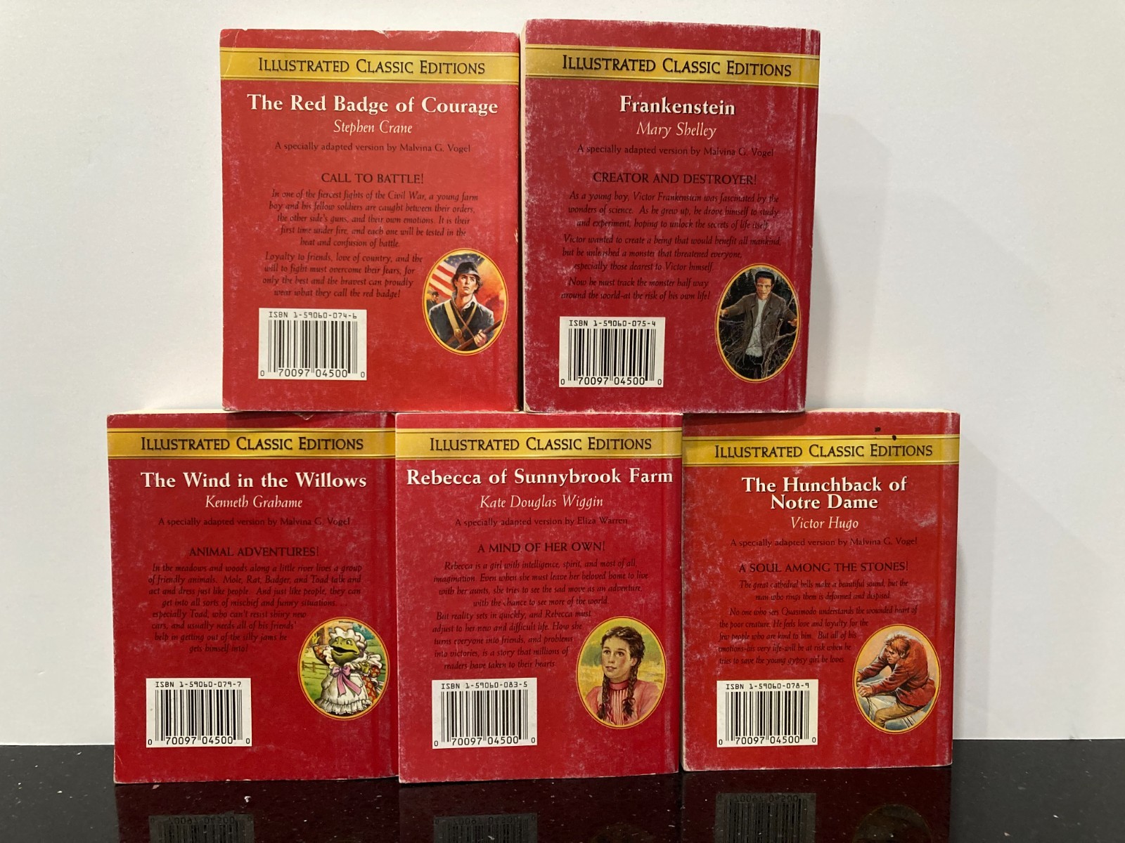 Playmore Waldman Illustrated Classics Mini Books Lot of 5