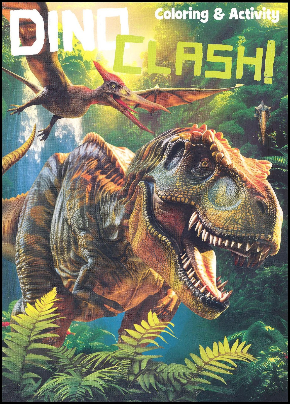 Dino Clash – Coloring & Activity – Book