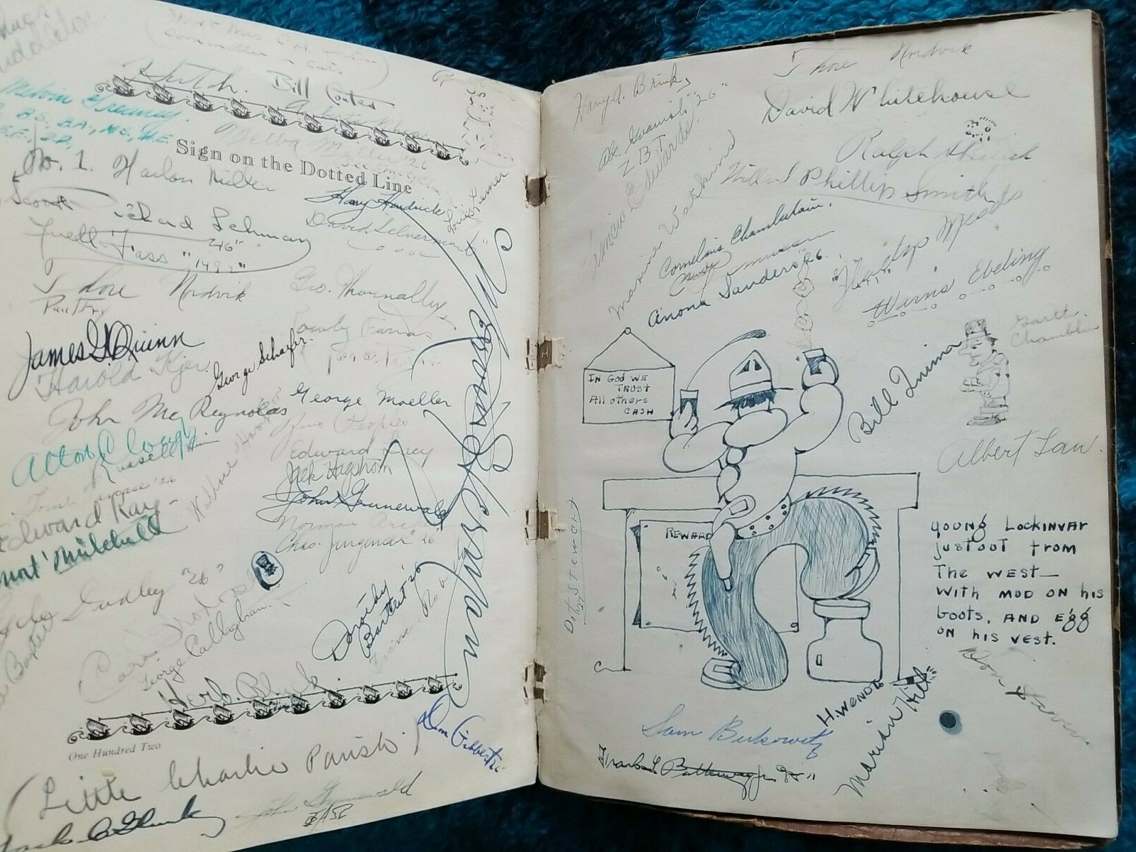 Technical HS Yearbook The Annual Scribe 1928 Oakland CA w Rare Original Cartoons