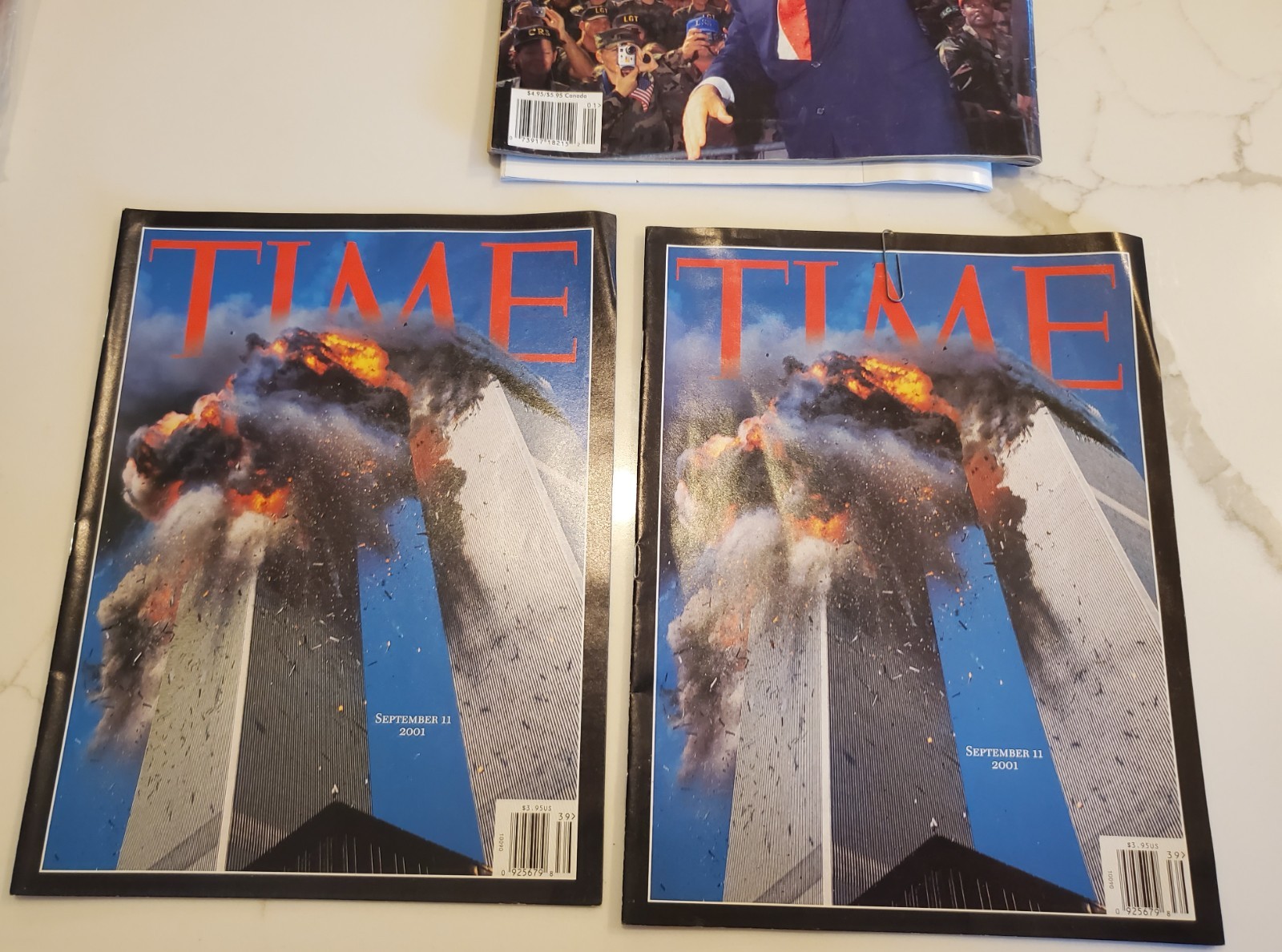 Lot of 7 +1 September 11th 2001 9/11 Magazines Special Editions: Time Newsweek