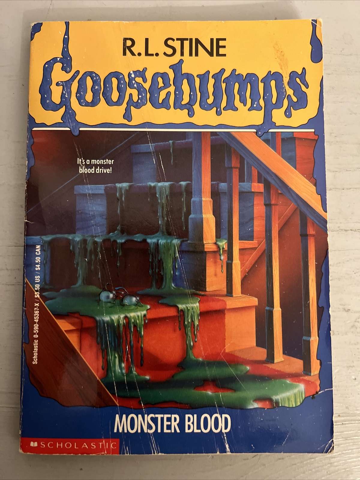 Goosebumps Ser.: Monster Blood by R. L. Stine (1992, Trade Paperback) (PRE-OWNED
