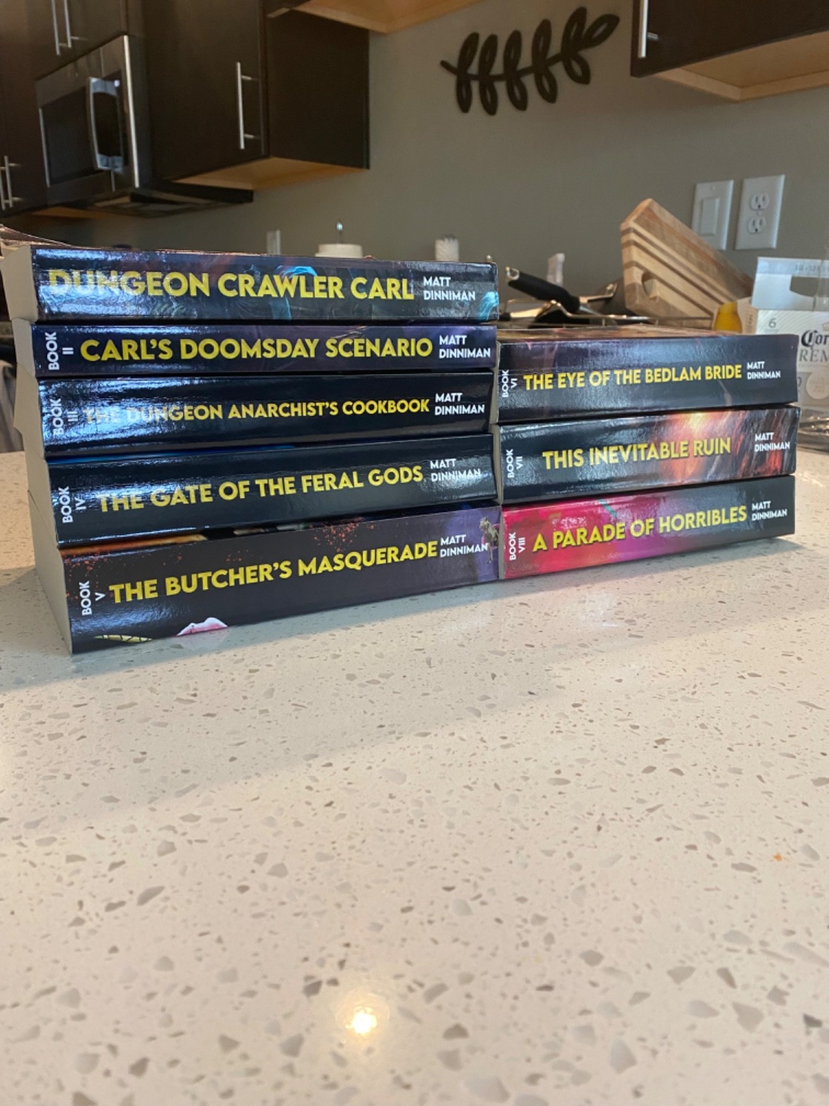 Dungeon Crawler Carl Set| Books 1-8 | Out of Print Paperback | Original Covers |