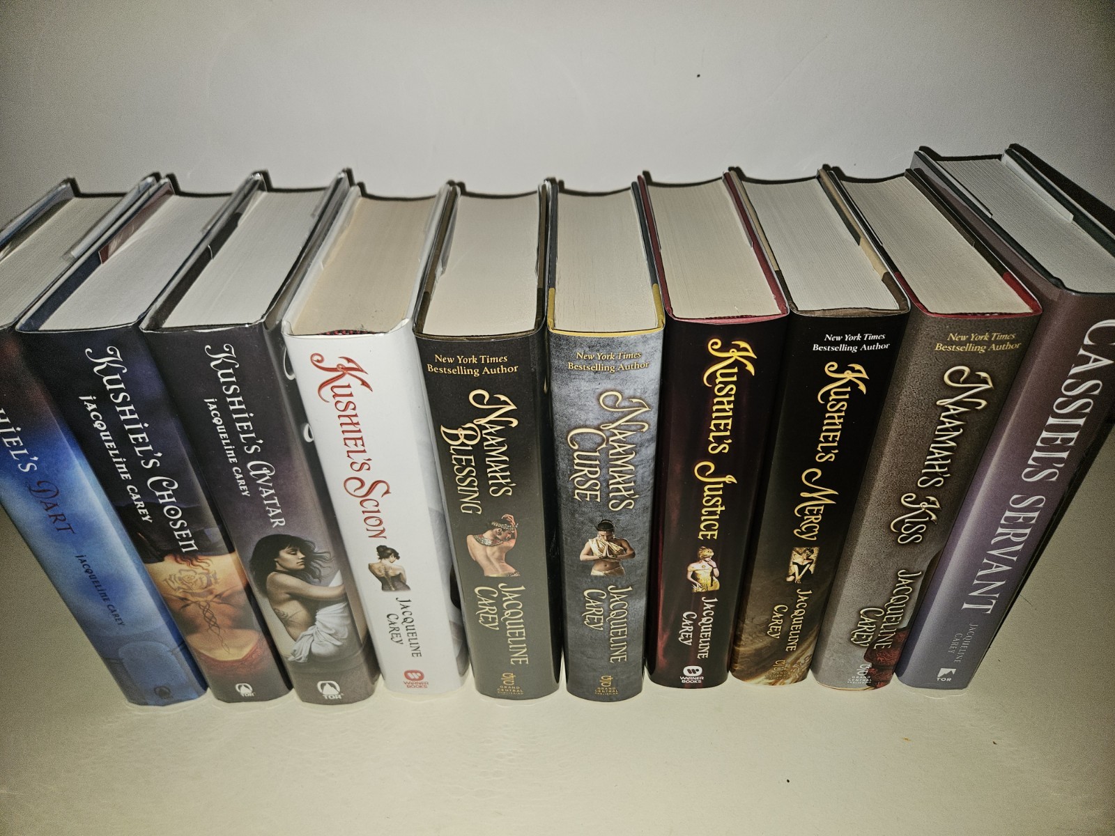 Kushiel’s Series (Dart & several more SIGNED) Jacqueline Carey ALL 1ST PRINT HCs