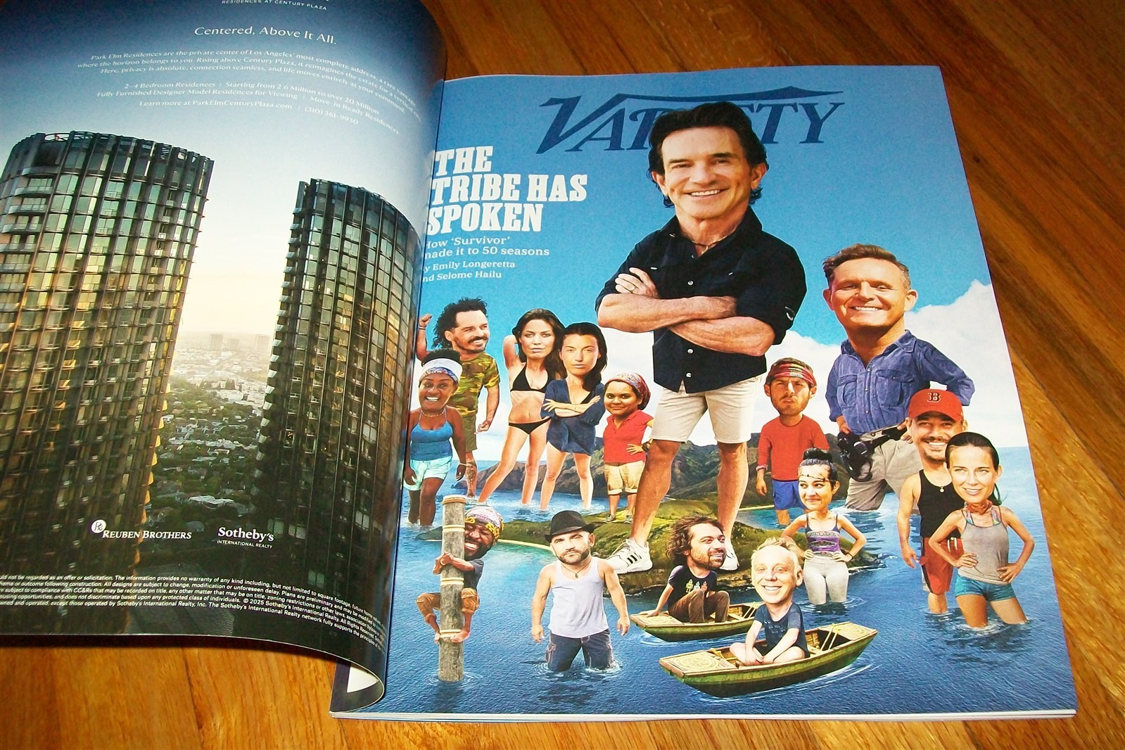 MAY 2026 – VARIETY MAGAZINE – SURVIVOR – THE TRIBE HAS SPOKEN – MAY 13, 2026 NEW