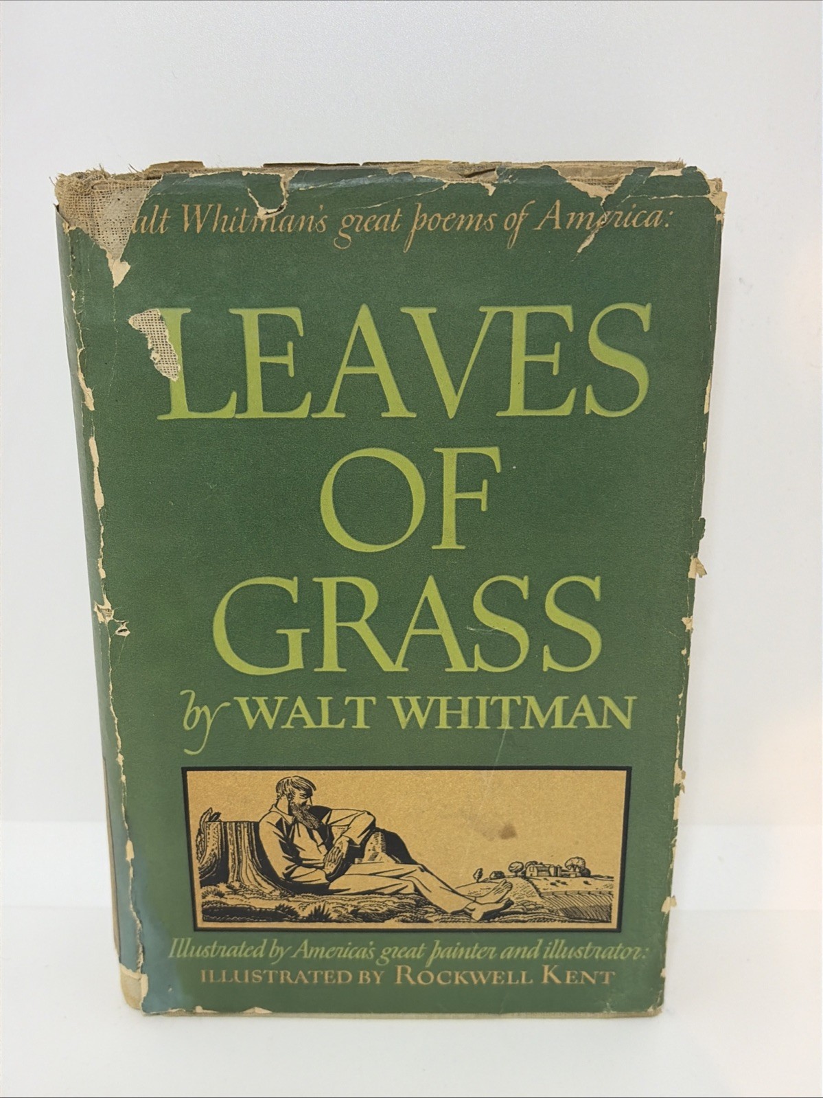 ROCKWELL KENT illustrated ~ Leaves of Grass, Walt Whitman Heritage Press Vintage