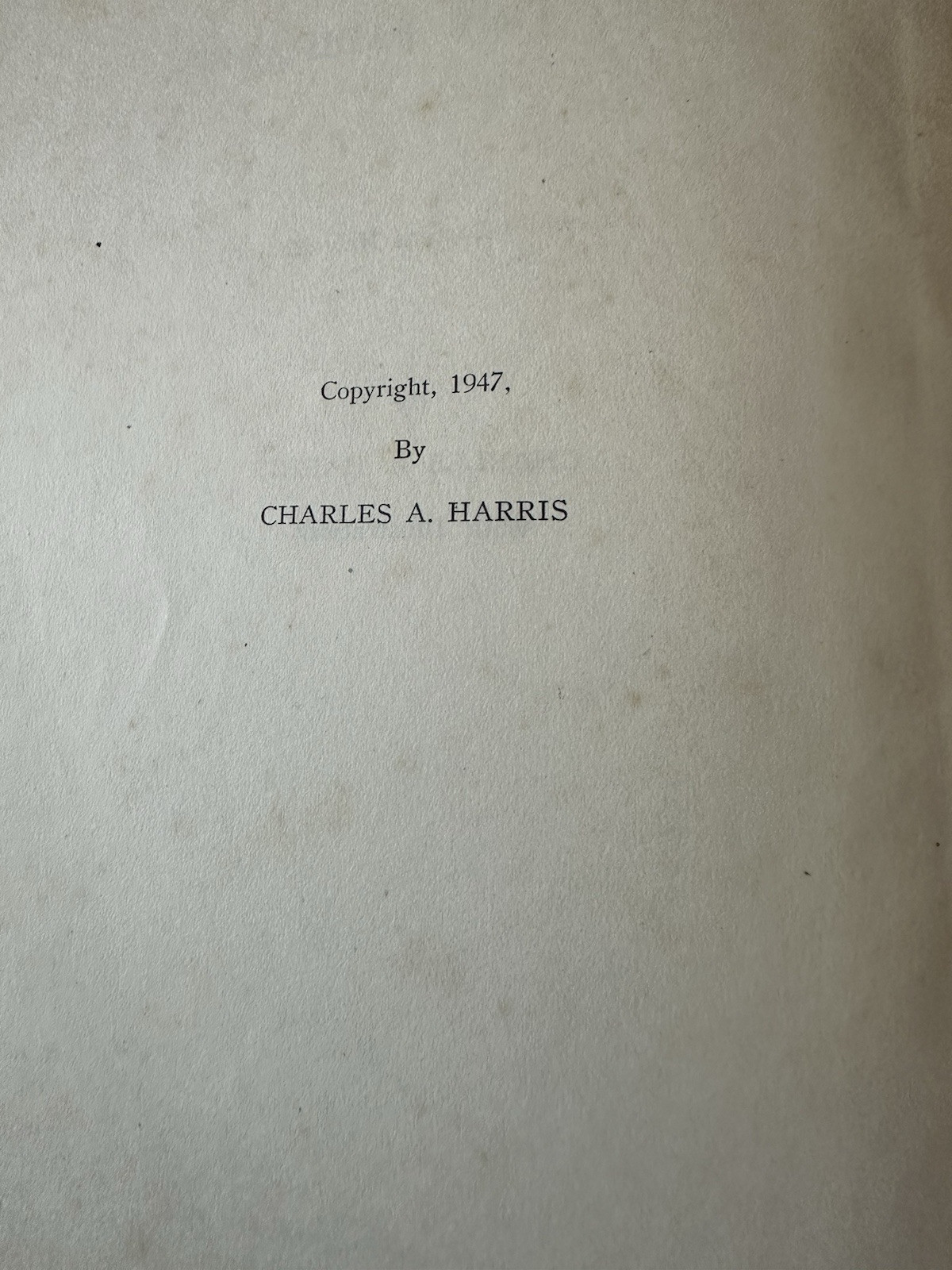 1947 Old-time Fairhaven : erstwhile Eastern New Bedford by Charles A. HARRIS 1st