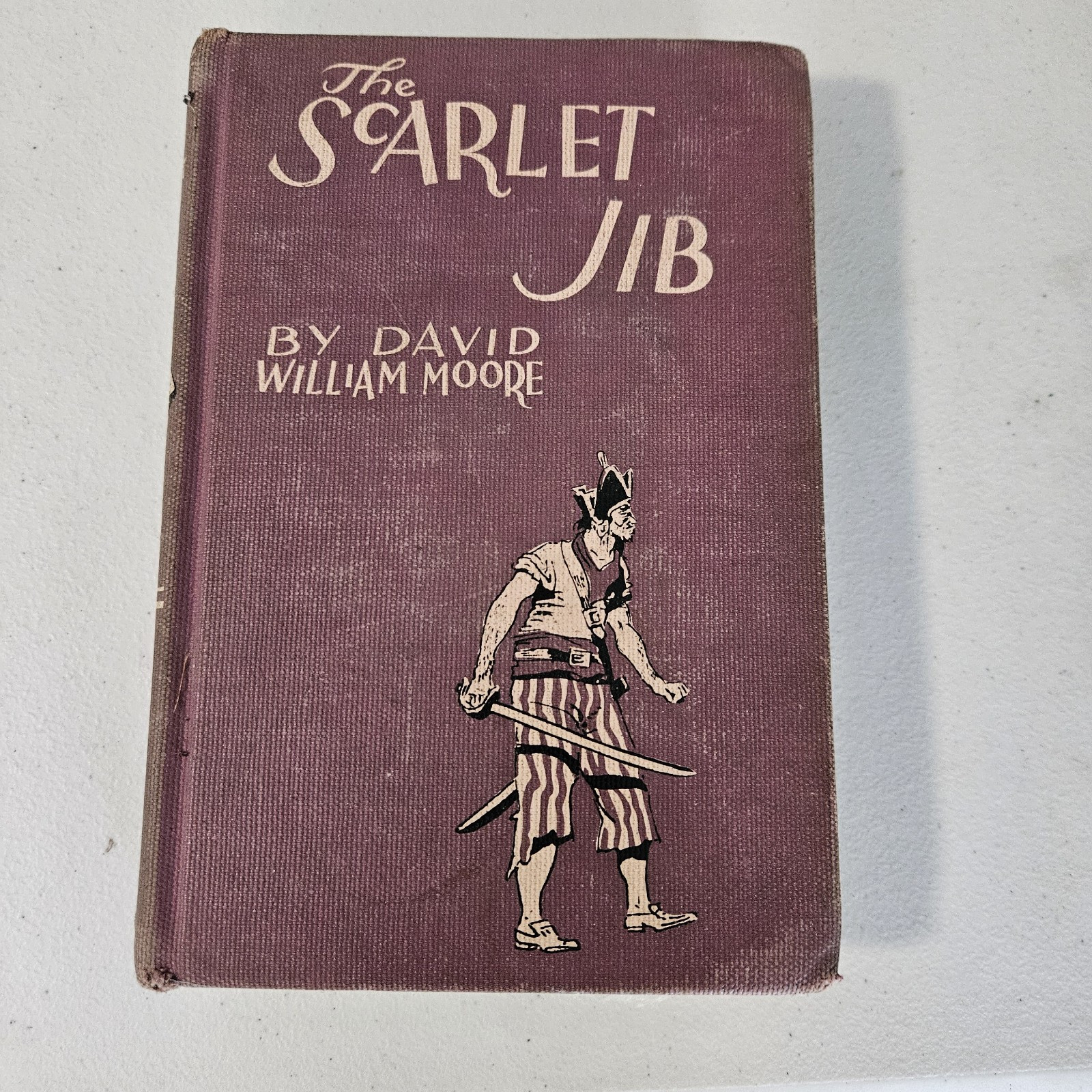 The Scarlet Jib By David William Moore Vintage Hardcover Book 1950 Ex Lib