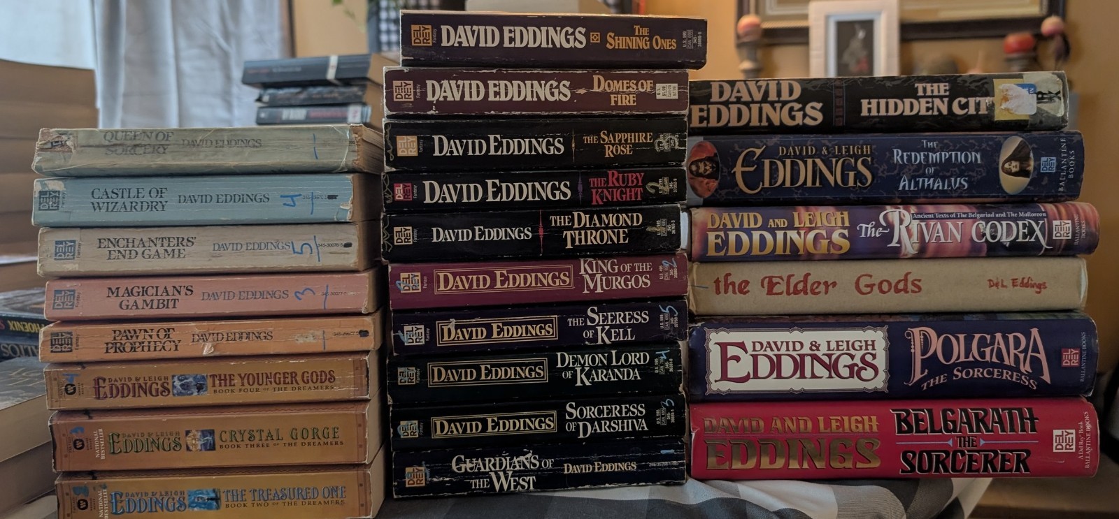24 David Eddings Complete Epic Fantasy Library Lot of 24 Books