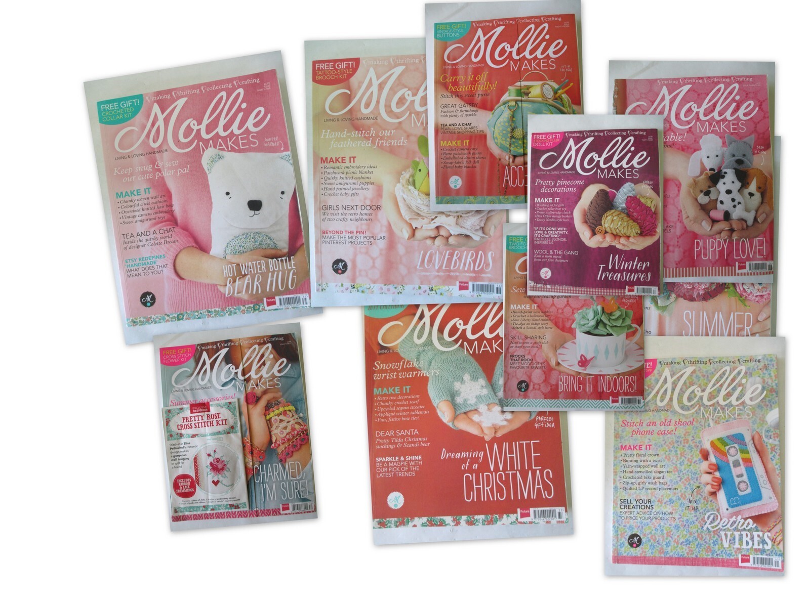 Mollie Makes magazine issues your choice $5.99 + flat Shipping