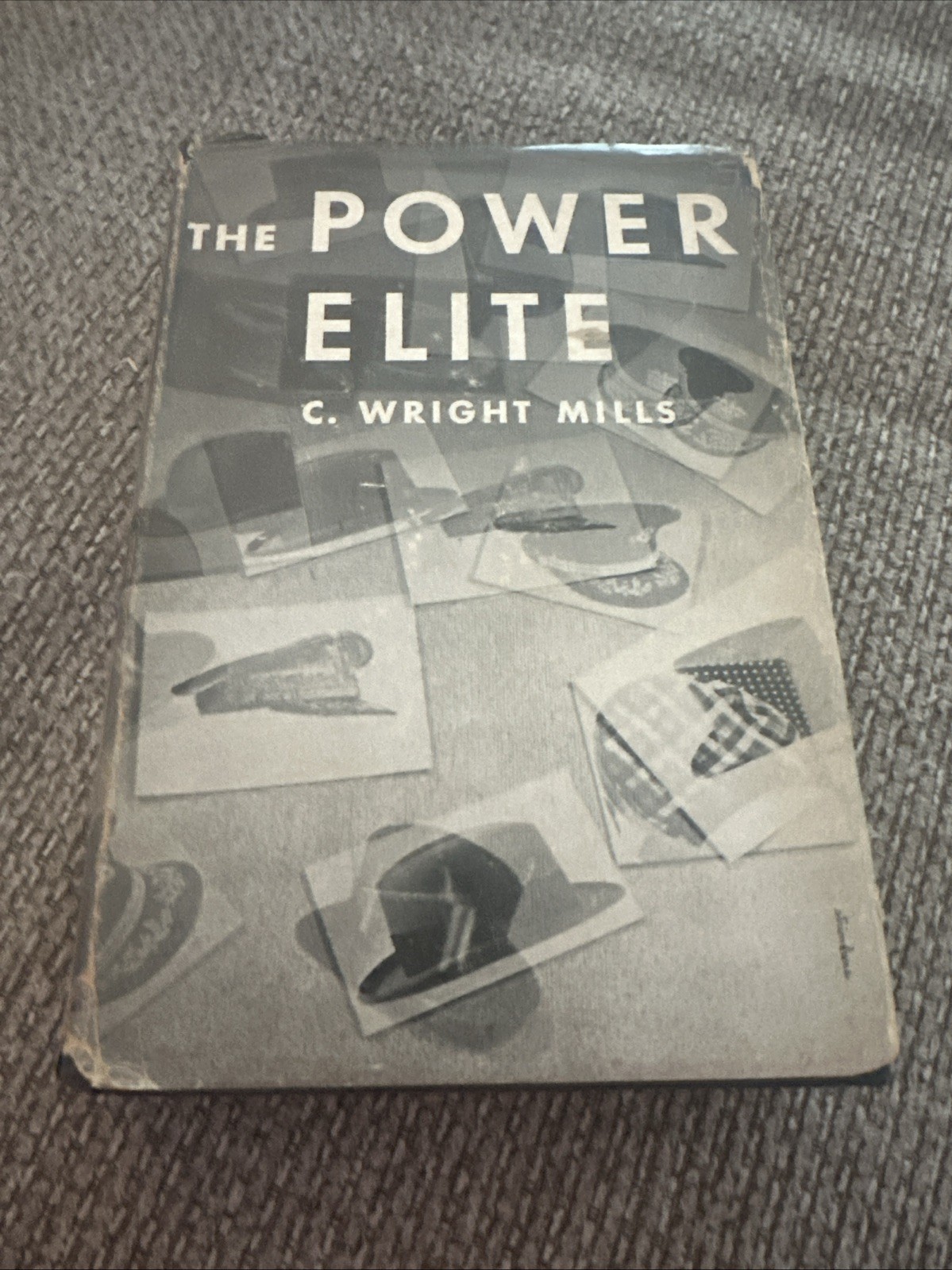 1956 The Power Elite hcdj book C Wright Mills 2nd printing