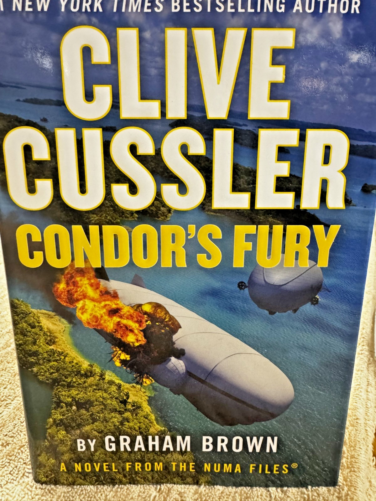 Clive Cussler CONDOR’S FURY, BY Graham Brown hard back excellent condition