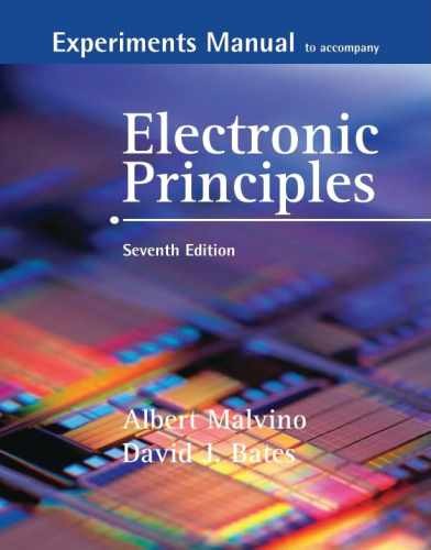 Electronic Principles – Paperback, by Malvino Albert; Bates – Very Good h