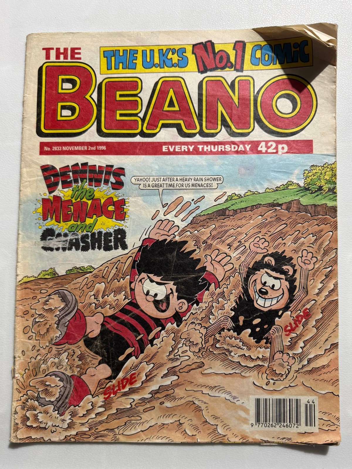 The Beano No. 2833 Comic Dennis The Menace UK November 1996 Issue
