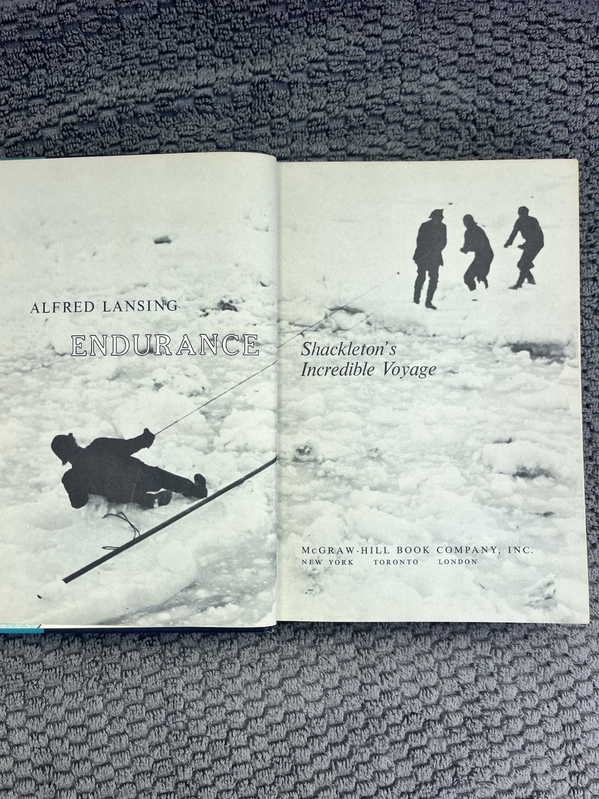 Endurance — Alfred Lansing — McGraw-Hill 1959 1st Ed HC — Antarctica