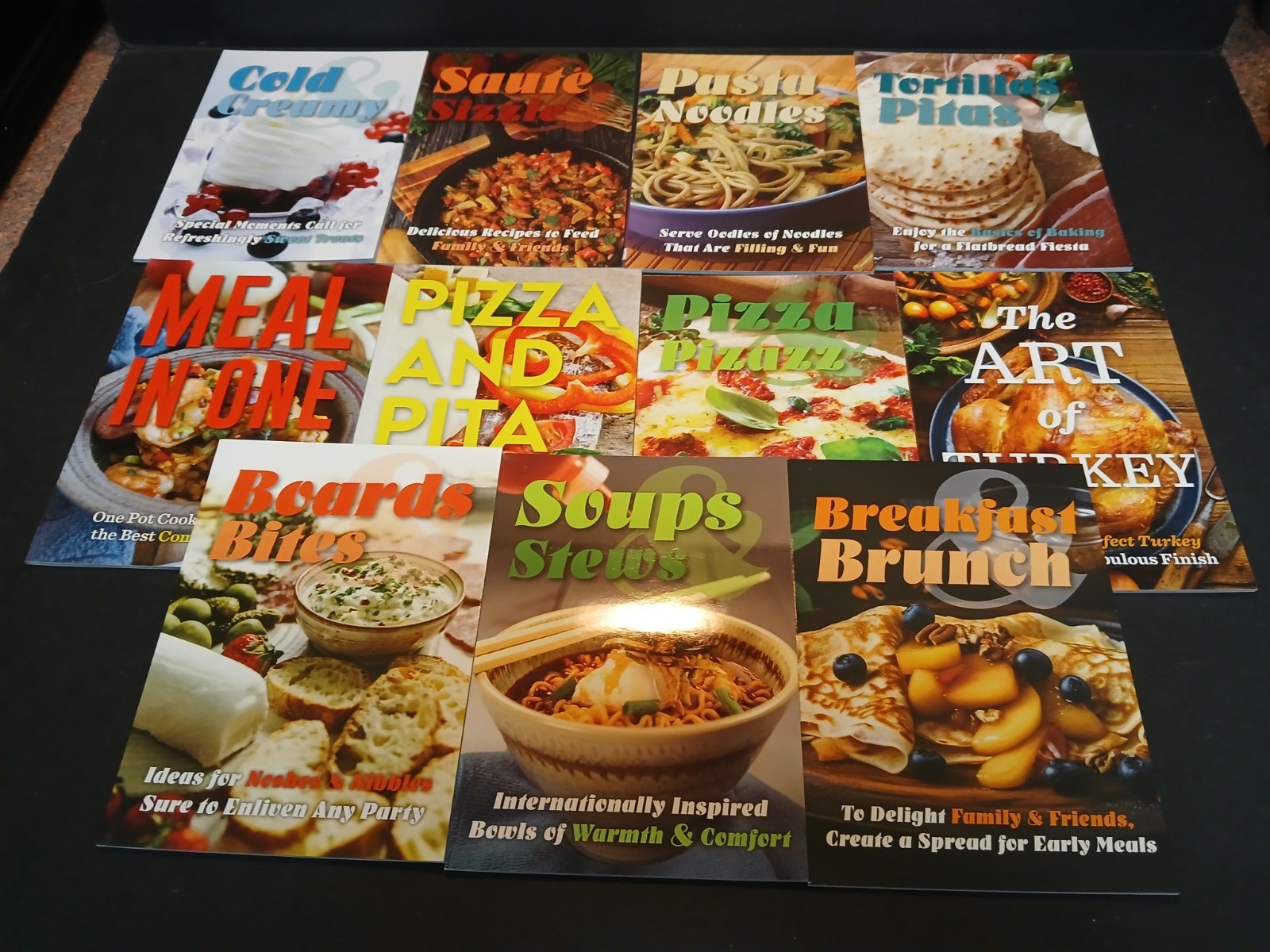 Lot of 11 Assorted New/Unused Dreamtivity Softcover Cookbooks / Recipe Books