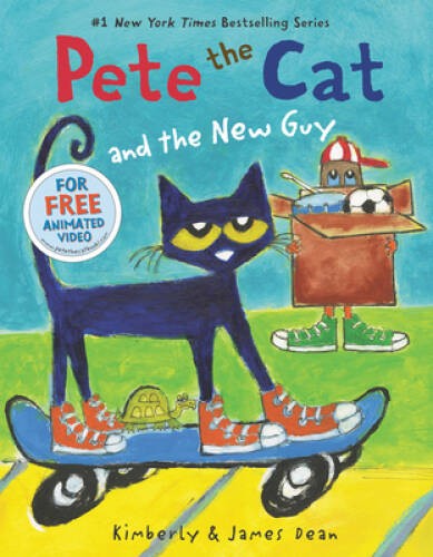 Pete the Cat and the New Guy – Hardcover By Dean, James – GOOD