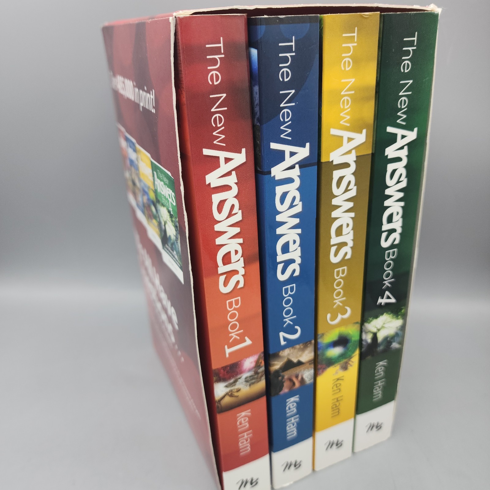 The New Answers Book Set Volumes 1 to 4 Box Set by Ken Ham Good