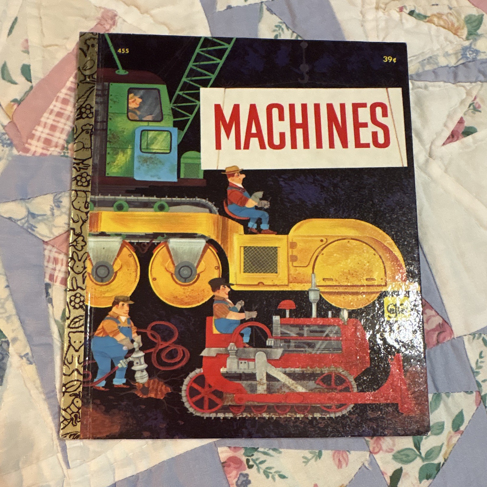 Golden Press Little Golden Books Machines by William Dugan 1961 Hardcover Illus
