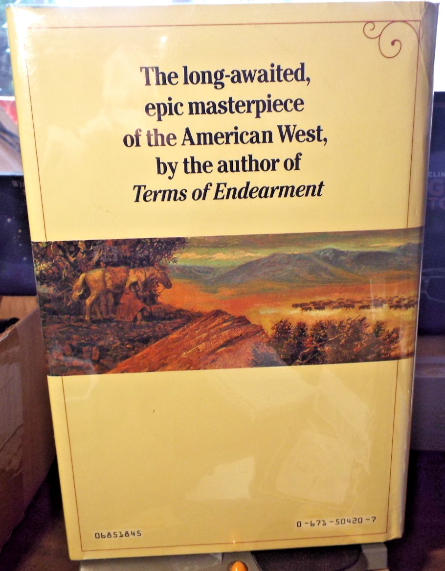 Lonesome Dove – Larry McMurtry 1985 HC.DJ. 1st. 2nd Prntg with Signed BP & Check