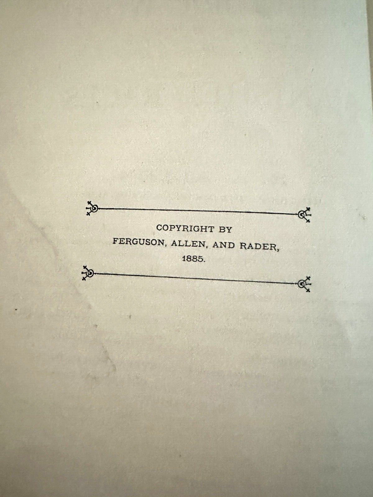 1885, The Prehistoric World: Or, Vanished Races, EA Allen, Profusely Illustrated