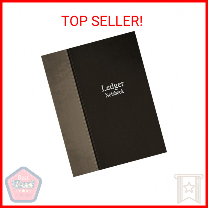 Ledger Notebook: Columnar Ruled Ledger, 3 Columns, 8.5×11 Inches, 100 Pages Pape