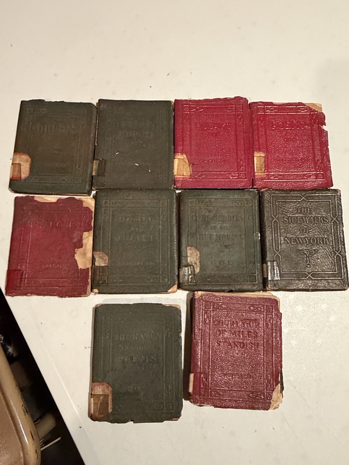 22 Vintage Antique 1920-24 England Little Leather Library Books