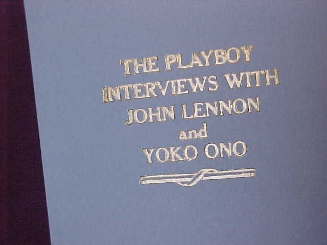 The Playboy Interviews with JOHN LENNON & YOKO ONO 1981 1st Edition HC D/J Wow!!