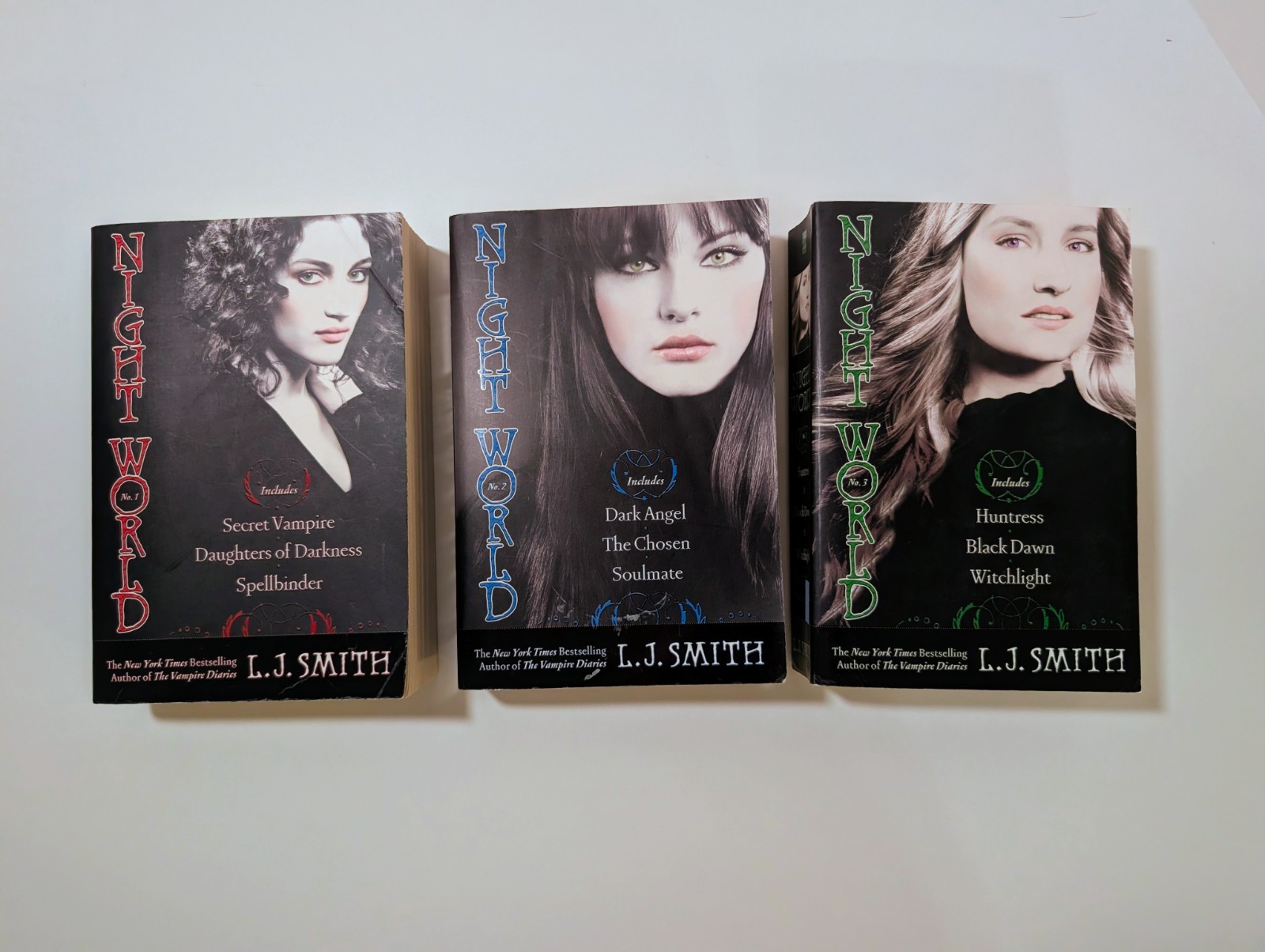 Night World Series by L.J. Smith Omnibus Volumes 1-3 Vampire Romance Novels