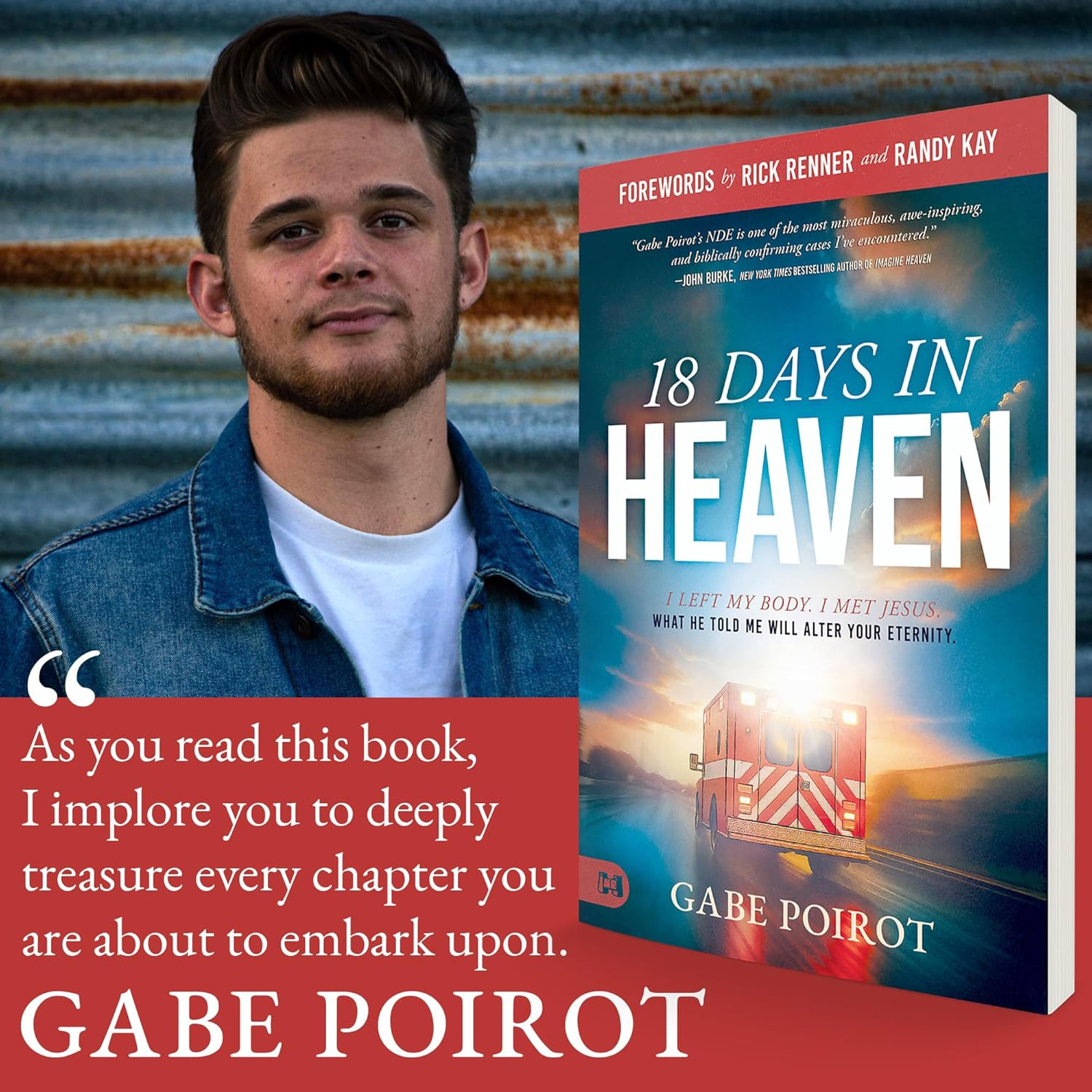 Near Death Experience Book 18 Days in Heaven Paperback True Story Faith Jesus