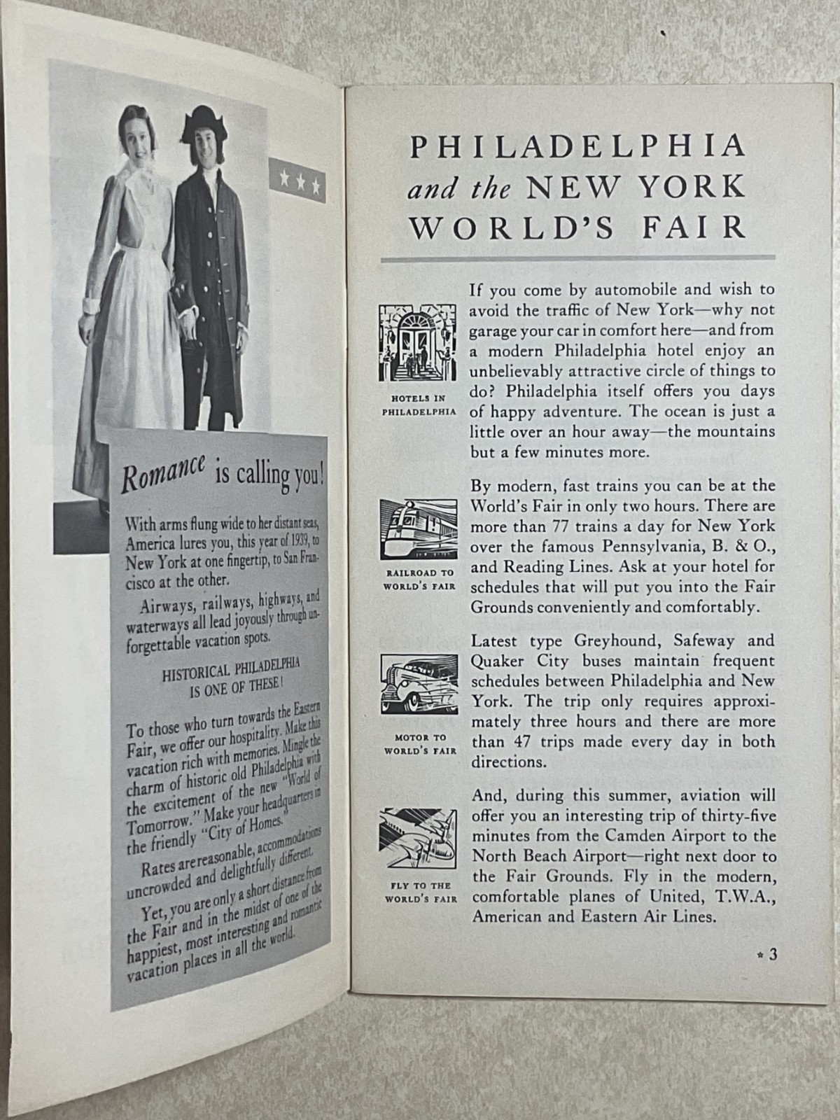 1950 Washington Practical Guide-Charles B. Reynolds & 1930s New York State Fair