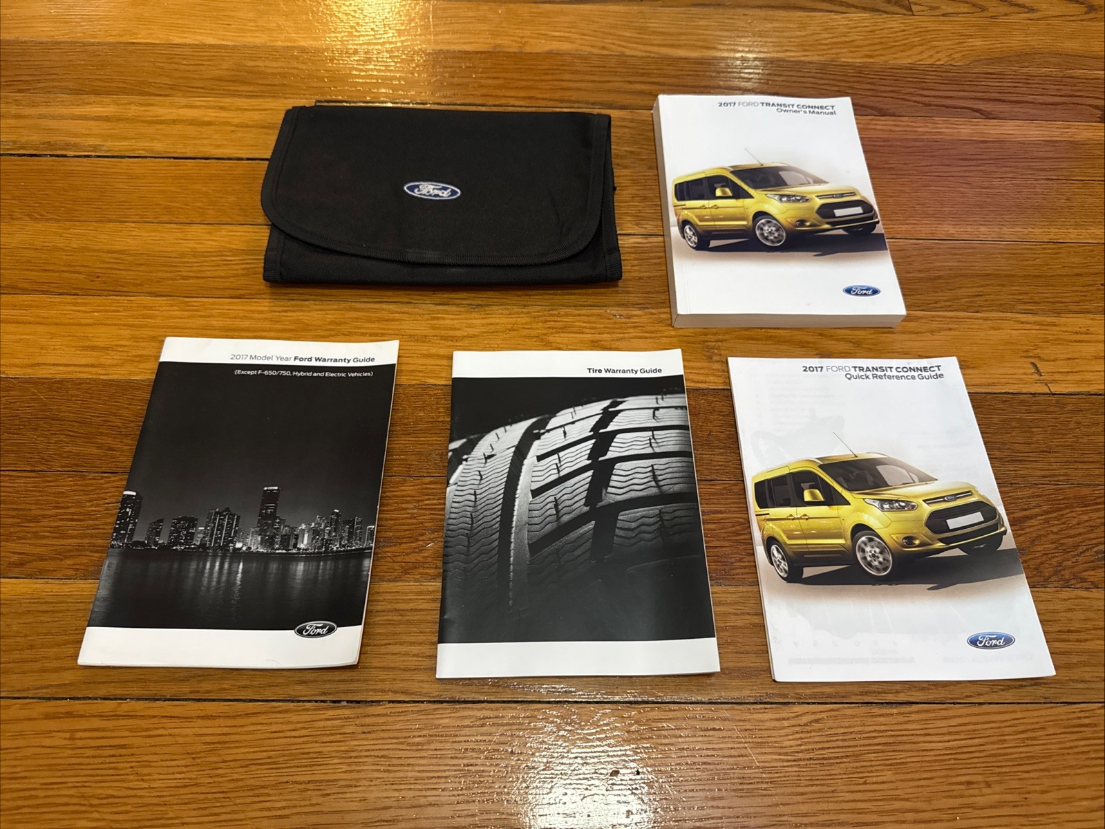 2017 Ford Transit Connect Owners Manual With Case OEM Free Shipping