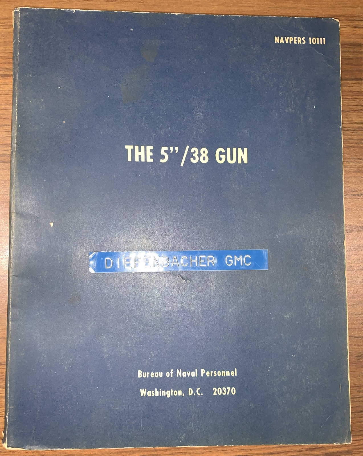 THE 5″/38 GUN – NAVPERS 10111 537 pages
