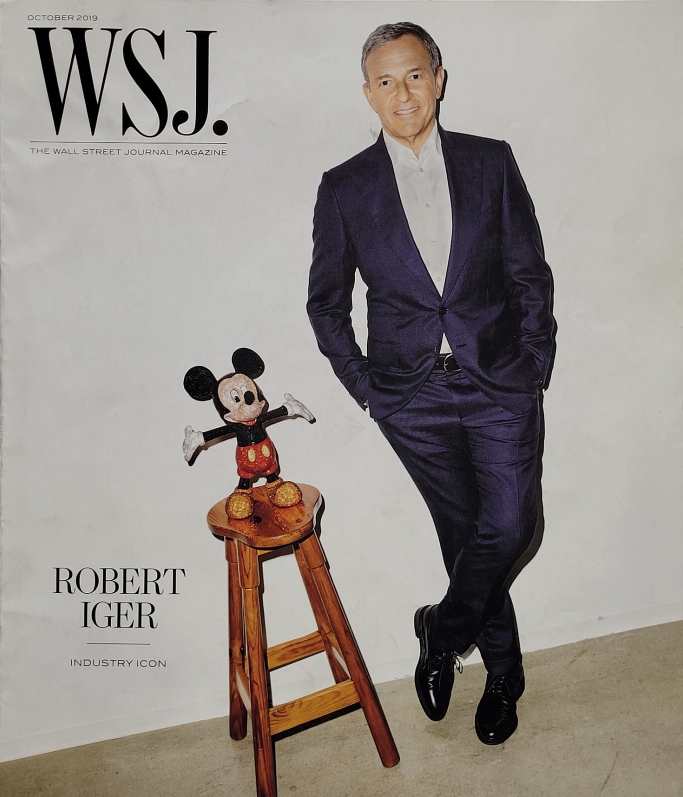 ROBERT IGER – DISNEY October 2019 WSJ WALL STREET JOURNAL Magazine