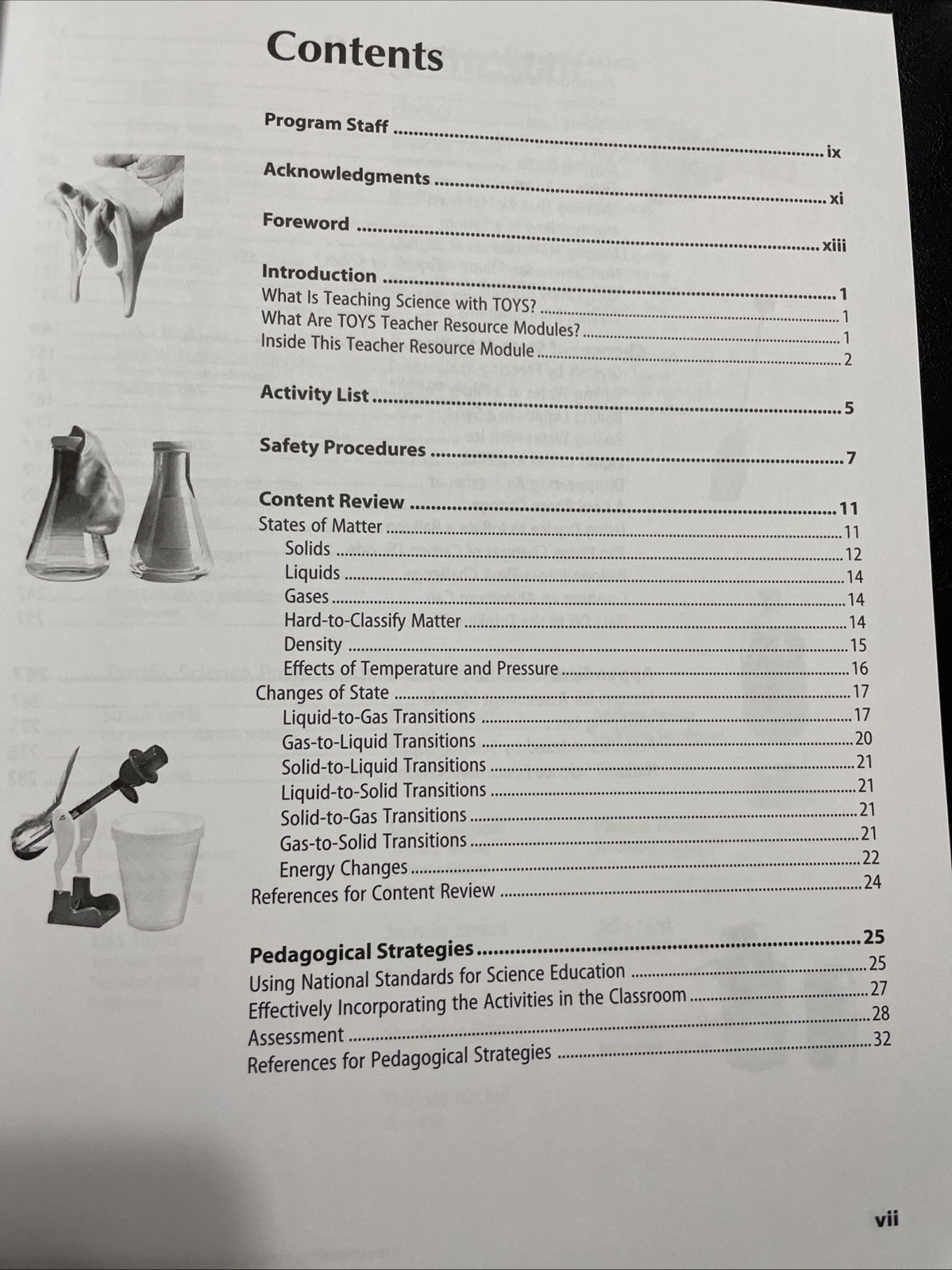 Investigating Solids Liquids and Gases with Toys, Grades 5-7 by Terrific Science