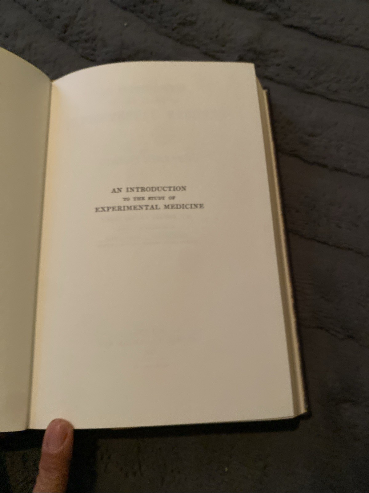 Classics Of Medicine: Experimental Medicine